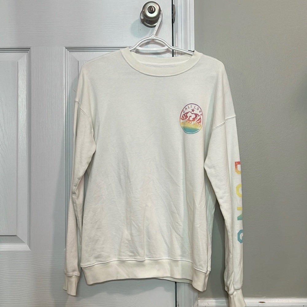 Billabong Cali Love Medium White Long Sleeve